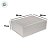 Caixa de Papel Rígido Retangular com Imã - Prata - GG 38x28Ccm - 1 unidade - Rizzo - Imagem 3