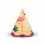 Chapeu Tropical Flamingo Folhas  - 8 unidades - Junco - Rizzo - Imagem 1