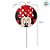 Vela Plana Adesivada Pick - Minnie Mouse - Disney Original - 1 unidade - Regina - Rizzo - Imagem 3