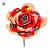 Pick Decorativo de Festa Junina - Flor Chita - Laranja - 24cm - 1 unidade - Cromus - Rizzo - Imagem 2