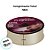 Fita de Cetim 38mm x 50m - Champagne - CF009 Cor 311 - Rolo 50m - 1 unidade - Progresso - Rizzo - Imagem 4