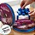 Fita de Cetim 10mm x 50m - Azul Royal - CF002 Cor 214 - Rolo 50m - 1 unidade - Progresso - Rizzo - Imagem 2
