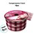 Fita de Cetim 38mm x 10m - Festa Junina Xadrez Rosa e Pink - EGP009TR Cor 359 - Rolo 10m - 1 unidade - Progresso - Rizzo - Imagem 4