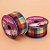 Fita de Cetim 38mm x 10m - Xadrez Colorido - EGP009TR Cor 274 - Rolo 10m - 1 unidade - Progresso - Rizzo - Imagem 1