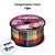 Fita de Cetim 38mm x 10m - Xadrez Colorido - EGP009TR Cor 274 - Rolo 10m - 1 unidade - Progresso - Rizzo - Imagem 4