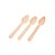 Colher de Madeira - 11cm - 10 unidades - Rizzo - Imagem 2