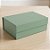 Caixa de Papel Rígido Retangular com Imã - Verde Sálvia - P 24,5x17,5x8cm - 1 unidade - Cromus - Rizzo - Imagem 1