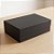Caixa de Papel Rígido Retangular com Imã - Preto - M 29x21x9cm - 1 unidade - Cromus - Rizzo - Imagem 1