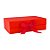 Caixa de Papel Rígido Retangular com Imã e Fita  - Vermelho - G 33x25x12cm - 1 unidade - Rizzo - Imagem 2