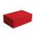 Caixa de Papel Rígido Retangular com Imã - Vermelho - M 29x21x9cm - 1 unidade - Cromus - Rizzo - Imagem 2