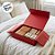 Caixa de Papel Rígido Retangular com Imã - Vermelho - M 29x21x9cm - 1 unidade - Cromus - Rizzo - Imagem 4