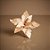 Flor de Cabo Curto Poinsétia Nude - 15cm - 1 unidade - Cromus - Rizzo - Imagem 1