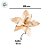 Flor de Cabo Curto Poinsétia Nude - 15cm - 1 unidade - Cromus - Rizzo - Imagem 4