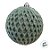 Bolas De Natal - Verde Menta - Lantejoula e Glitter - 8cm  - 12 unidades - Rizzo - Imagem 3