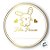 Adesivo "Feliz Páscoa Coelinho" - Ref.2061 - Hot Stamping - Dourado - 40 unidades - Stickr - Rizzo - Imagem 2