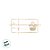 Adesivo "De/Para Páscoa" - Ref.2147 - Hot Stamping - Dourado - 40 unidades - Stickr - Rizzo - Imagem 3