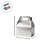 Caixa Sacolinha S11 (16x10,2x9,5cm) Prata Texturizada 10 unidades Assk Rizzo Embalagens - Imagem 3
