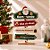 Plaquinha de Natal MDF - Vila do Noel - 18cm - 1 unidade - Rizzo - Imagem 1