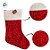 Meia de Natal para Pendurar - Vermelho Metalizado - 45cm - 1 unidade - Rizzo - Imagem 2