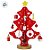 Enfeite de Madeira - Árvore de Natal Vermelha - 14x10,5cm - 1 unidade - Rizzo - Imagem 2