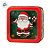 Lata de Natal de Metal - Papai Noel Com Bengala Doce - 15,5cm - 1 unidade - Rizzo - Imagem 2