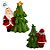 Enfeite Decorativo de Natal em Resina - Papai Noel - Esquerdo - 8cm  - 1 unidade - Rizzo - Imagem 2