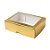 Caixa com Visor S19 (8,5cm x 12,5cm x 3,5cm) Dourada 10 unidades - Imagem 2