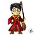 Mini Figura Colecionável - Harry Potter - Uniforme Quadribol - 6,3cm  - 1 unidade - Rizzo - Imagem 3
