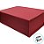 Caixa de Papel Rígido Retangular com Imã - Oxford Vermelho - G 33,5x24,5x10cm - 1 unidade - Cromus - Rizzo - Imagem 2