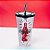 Copo de Plástico com Tampa e Canudo - Coca Cola - 700ml - 1 unidade - Plasútil - Rizzo - Imagem 1