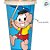 Copo de Plástico com Tampa e Canudo - Turma da Mônica - Cascão - 500ml - 1 unidade - Plasútil - Rizzo - Imagem 2