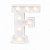 Luminoso - Letra F com Led Branco - 1 unidade - Cromus - Rizzo - Imagem 2