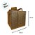 Caixa de Presente Decorativa para Cenário - Dourado Glitter - 35cm - 1 unidade - Rizzo - Imagem 2