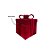Caixa de Presente Decorativa para Cenário - Vermelha Veludo - 30cm - 1 unidade - Rizzo - Imagem 3