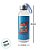 Garrafa Transparente com Alça - Para o Mundo Você é Um Pai, Para Mim Você é Um Mundo - 550ml - 1 unidade - Rizzo - Imagem 3