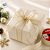 Fita Aramada Decorativa de Natal - Listrada Branco e Dourado - 9,14m - 1 unidade - Cromus - Rizzo - Imagem 2