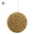 Bola de Natal - Dourado com Granulados Dourados - 10cm - 4 unidades - Cromus - Rizzo - Imagem 3