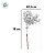 Galho Curto Decorativo - Folhas Prata - 18cm - 1 unidade - Cromus - Rizzo - Imagem 4