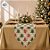 Caminho de Mesa de Natal - Bege, Verde, Branco e Vermelho - 1,82m - 1 unidade - Cromus - Rizzo - Imagem 2