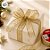 Fita Aramada Decorativa de Natal - Voil Dourado Com Arabescos Brilhante - 9,14m - 1 unidade - Cromus - Rizzo - Imagem 2