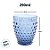 Copo de Vidro com Bolhas - Azul - 290ml - 1 unidade - Cromus - Rizzo - Imagem 3