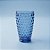 Copo de Vidro com Bolhas - Azul - 380ml - 1 unidade - Cromus - Rizzo - Imagem 1