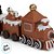 Trem Decorativo de Natal - Marrom e Branco - 8,5x17x5cm - 1 unidade - Cromus - Rizzo - Imagem 2