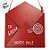 Enfeite para Pendurar de Natal - Carta Para Noel - Vermelho - 10x12cm - 1 unidade - Cromus - Rizzo - Imagem 2