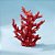 Enfeite Decorativo de Resina - Coral - Vermelho - 23x18cm - 1 unidade - Rizzo - Imagem 1