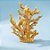 Enfeite Decorativo de Resina - Coral - Amarelo - 23x18cm - 1 unidade - Rizzo - Imagem 1