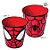 Kit 10 Baldes de Pipoca - Homem Aranha 3D - Vermelho e Preto - 2l - Disney Original  - 1 unidade - Plasútil - Rizzo - Imagem 2