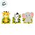 Decoração de Mesa - Safari Baby - 20x19x9cm - 6 unidades - Regina - Rizzo - Imagem 2