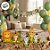 Decoração de Mesa - Safari Baby - 20x19x9cm - 6 unidades - Regina - Rizzo - Imagem 4