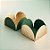Porta Forminha Duo - Verde e Ouro Metalizado - 3,5x2,5cm - 50 unidades - Regina - Rizzo - Imagem 1